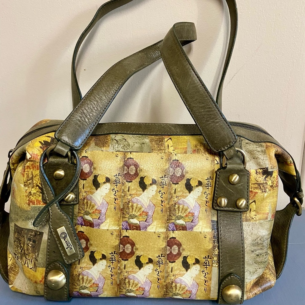 Jeon Icon Los Angeles Memoirs of a Geisha leather purse